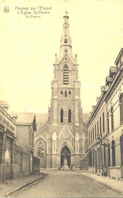 Fresnes-CPA-Saint-Martin clocher.jpg